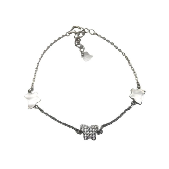 Bratara Argint 925 cu 3 Fluturasi - vivimall.ro