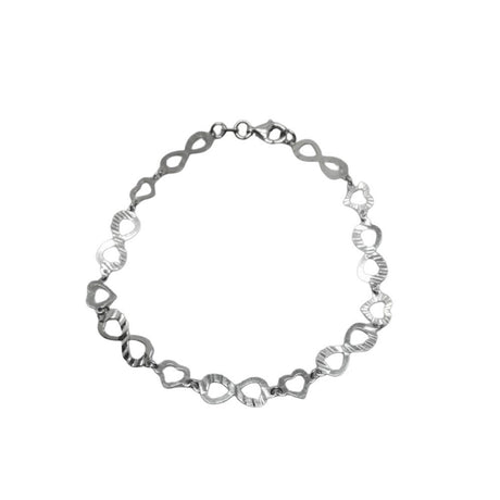 Bratara Argint 925 Cu Infinit Si Inima - vivimall.ro