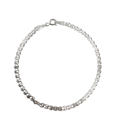 Bratara Argint 925 Unisex Cu Zale Cerc - vivimall.ro