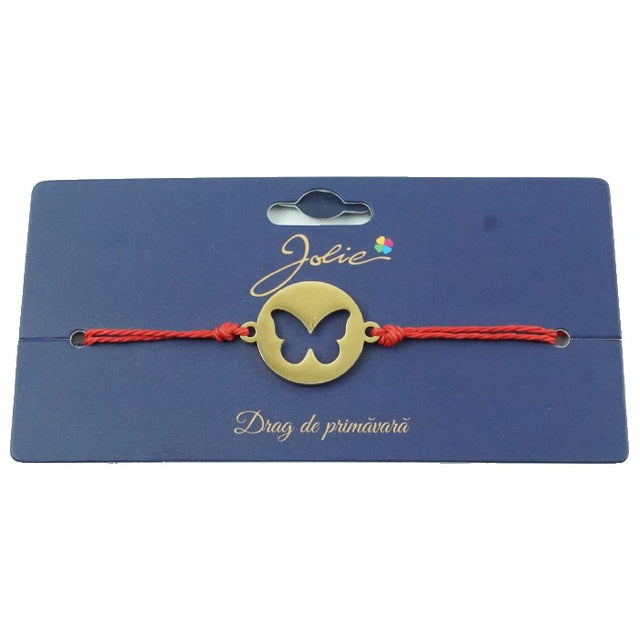 Bratara Aurie Inox Fluturas in Banut - vivimall.ro