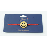 Bratara Aurie Inox Smiley Face - vivimall.ro