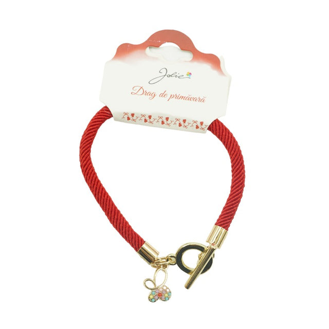 Martisor Bratara Aurie Jolie V3 Fluture - vivimall.ro