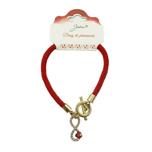 Martisor Bratara Aurie Jolie V6 Infinit - vivimall.ro