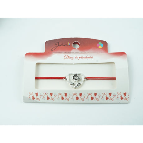 Bratara Jolie cu 2 Noduri Elastica Inimioara - vivimall.ro