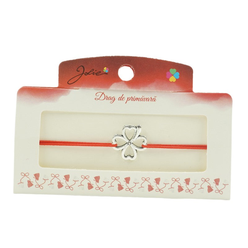 Еластична гривна с 2 възела Jolie Clover Contour