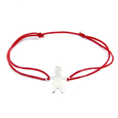 Brățară Șnur Reglabil Argint 925 Băiat 0.8g | Jolie Silver