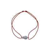 Bratara cu nod dublu din Argint 925, model Bufnita cu pietre - vivimall.ro