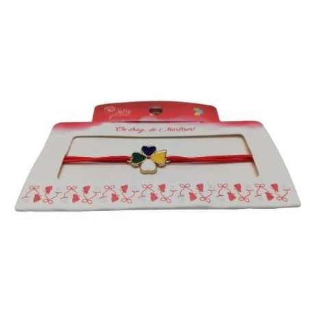 Bratara Cu Nod Dublu Elastica V7 Trifoi - vivimall.ro