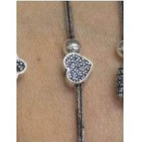 Bratara din Argint 925, charm Inima, 4 g, Jolie Silver - vivimall.ro