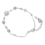 Bratara din Argint 925 cu bile, reglabila