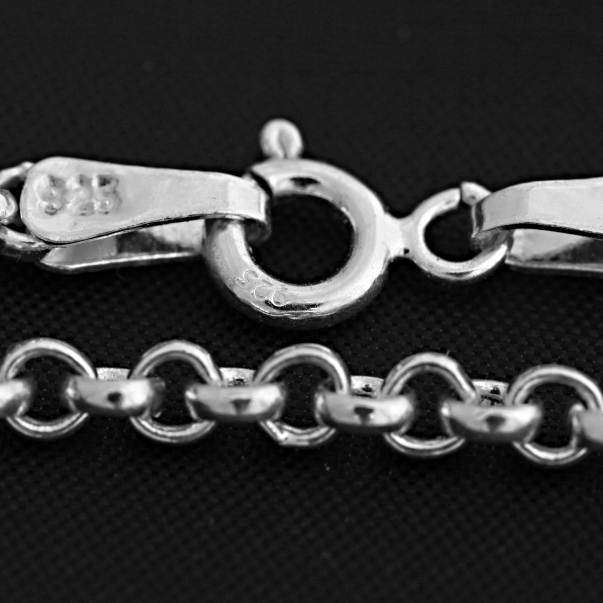 Унисекс гривна с кръгли звена от стерлингово сребро 925 | Jolie Silver