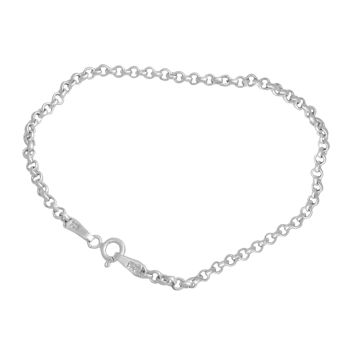 Унисекс гривна с кръгли звена от стерлингово сребро 925 | Jolie Silver
