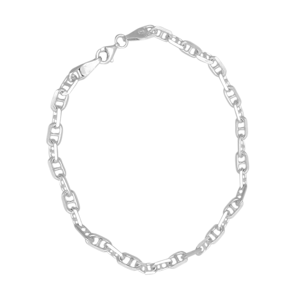 Bratara din Argint 925 Unisex cu Zale tip Lacat