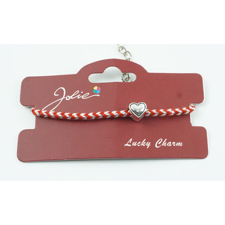 Bratara Lucky Charm cu Inchidere Reglabila, Inima - vivimall.ro