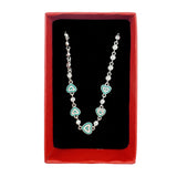 Bratara pentru Copii, Jolie, Argint 925, Model Inima, cu Email si Zirconiu, 22 cm/4.4g Argintiu/Verde - vivimall.ro
