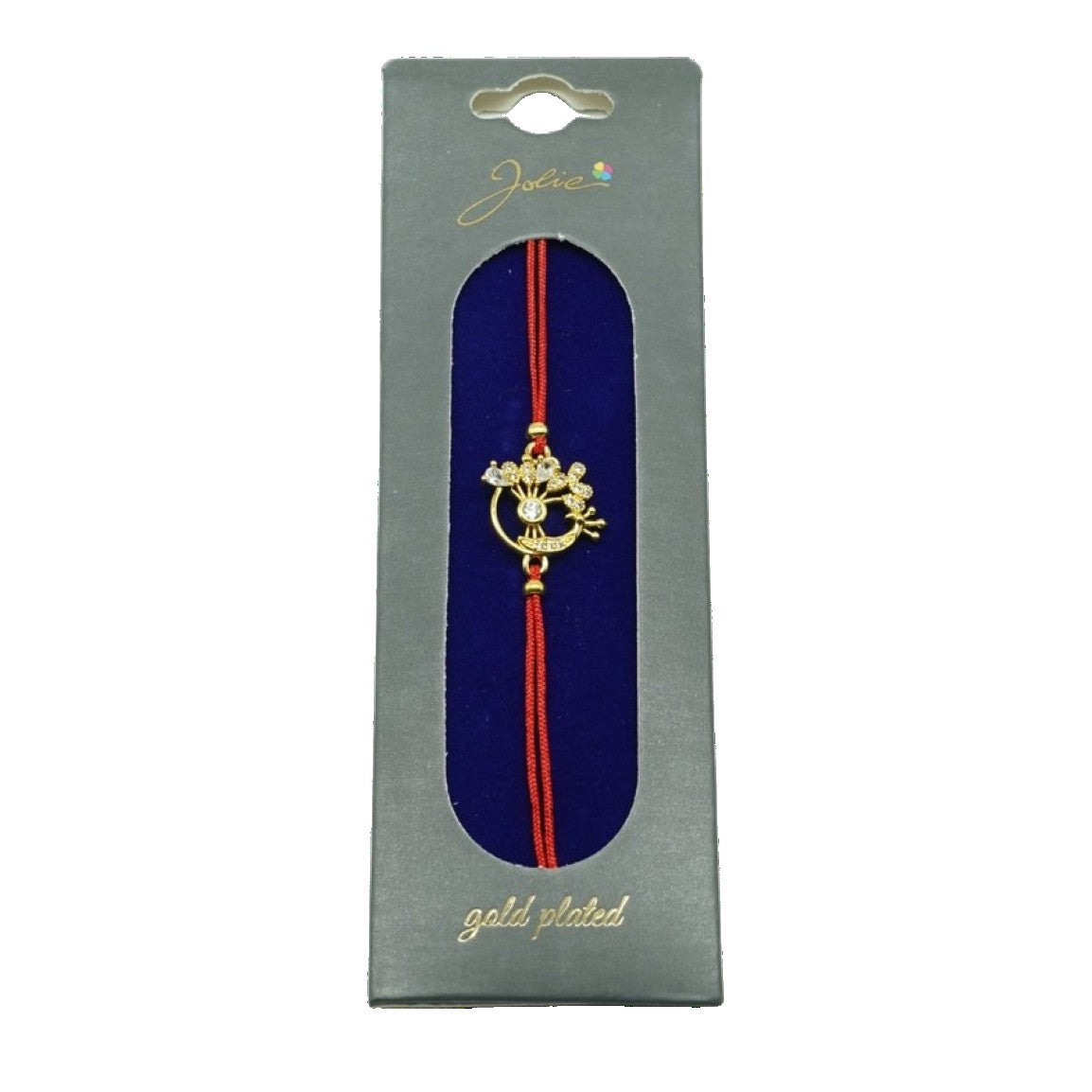 Bratara Placata cu Aur 24K Paun Pietre - vivimall.ro