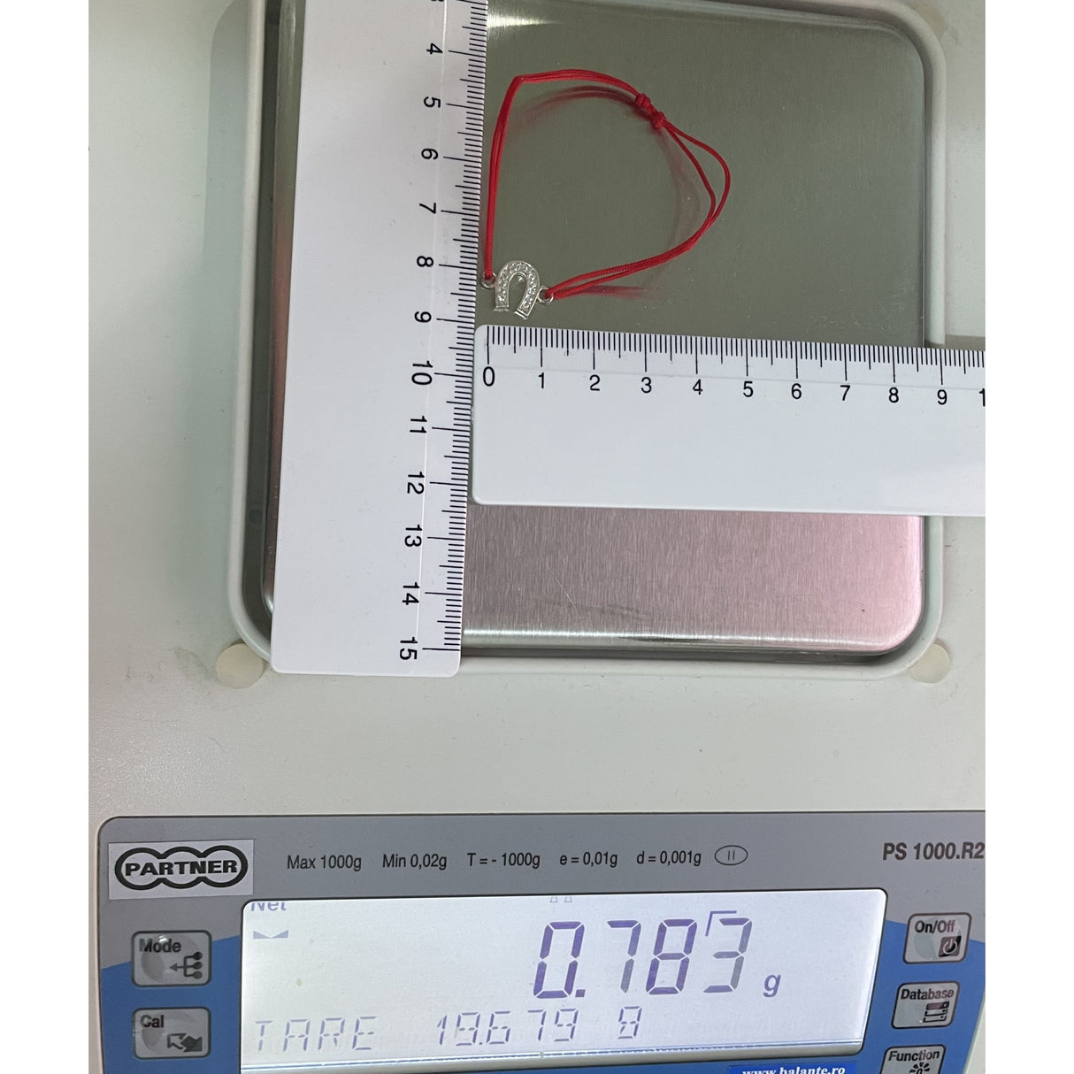 Bratara Snur Reglabil, Argint 925, Potcoava Cu Zirconii, Jolie Silver, 1.5 cm x 1 cm - vivimall.ro