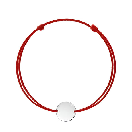 Bratara Snur Reglabil, Argint 925, Banut SuperMom, Jolie Silver, 0.8 g, 1.5 cm x 1.3 cm - vivimall.ro