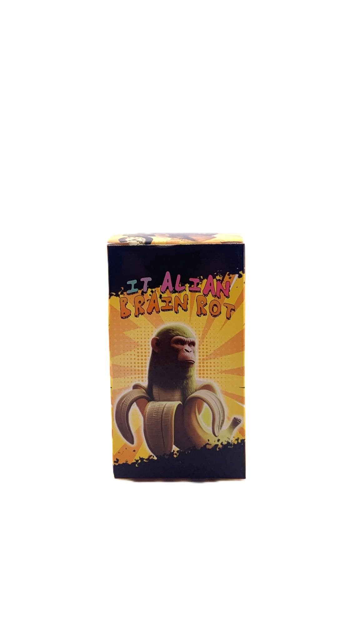 Breloc de Chei din Silicon, Flippy, Figurina Brainrot Tung Tung Sahur, 4 cm, Maro - vivimall.ro