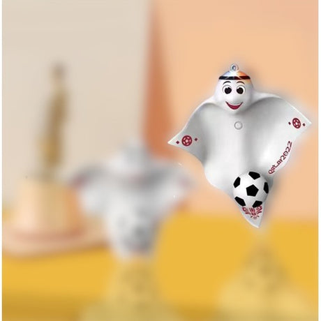 Breloc sub forma Mascotei Fifa World Cup 2022, marimea S cu lumini, Flippy - vivimall.ro