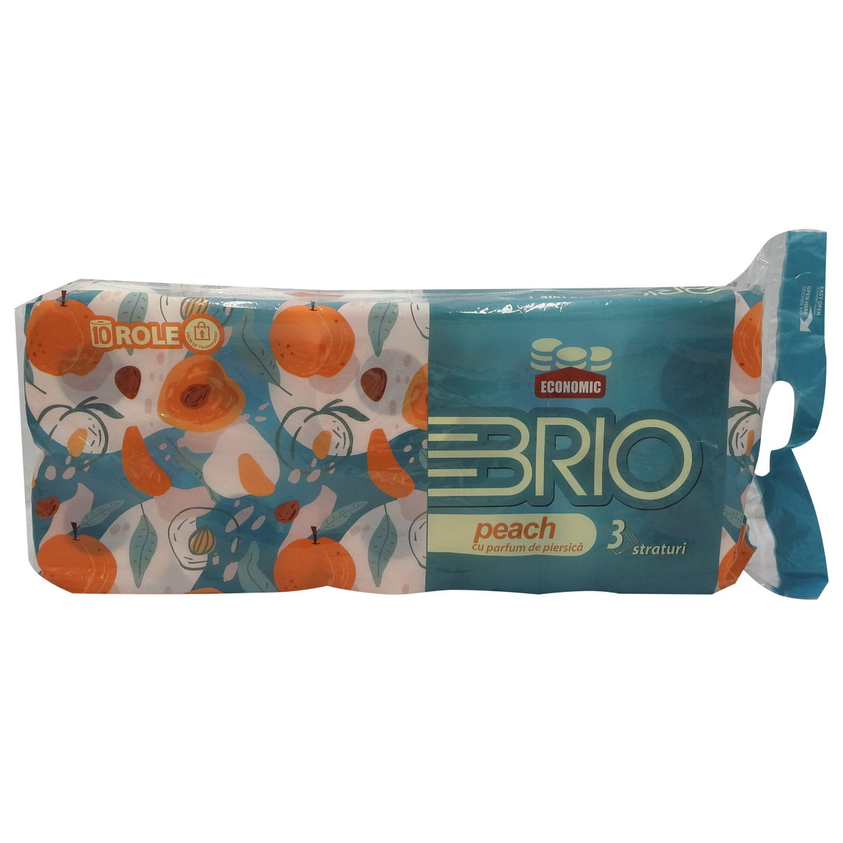 Brio Hartie Igienica 10ROLE 3STRATURI Piersica