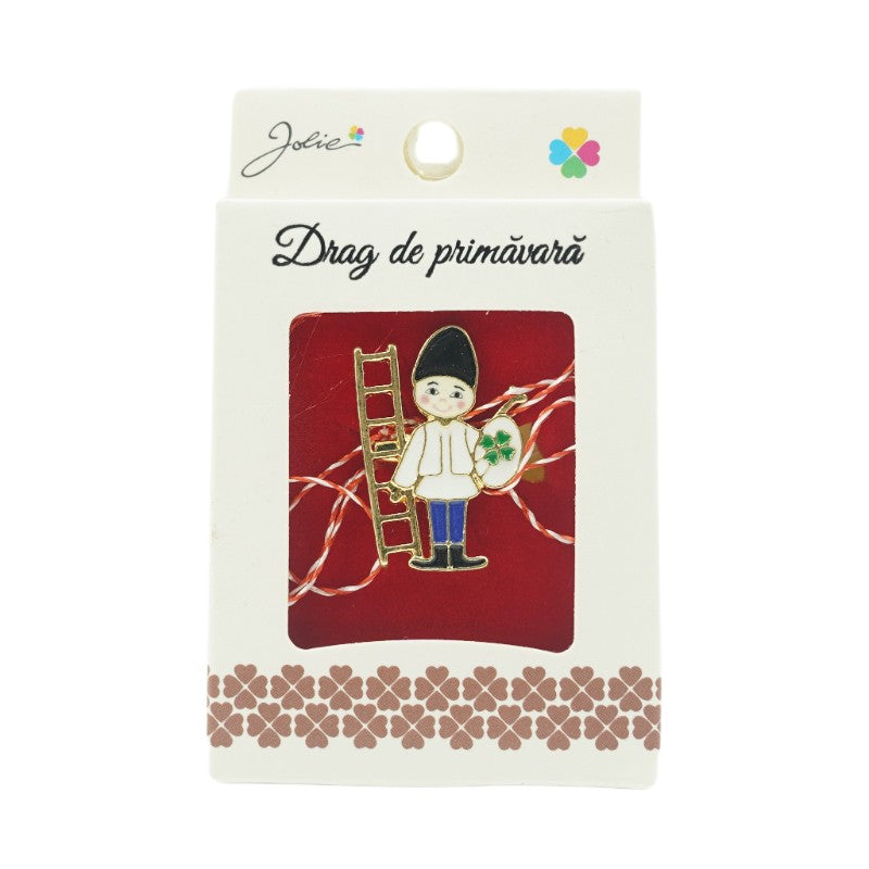 Brosa Mica in Cutie Cosar Norocos - vivimall.ro