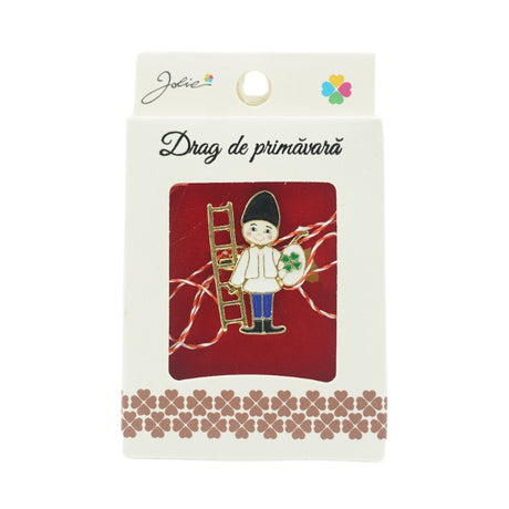 Brosa Mica in Cutie Cosar Norocos - vivimall.ro