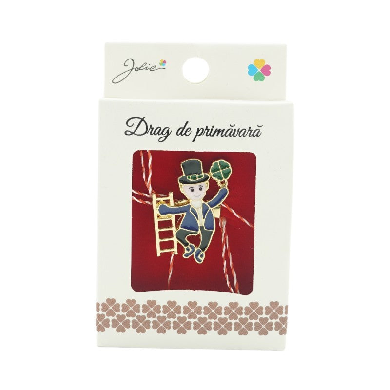 Brosa Mica in Cutie Cosar pe Scara - vivimall.ro