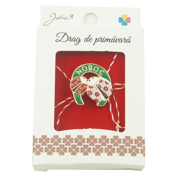 Brosa Mica in Cutie Jolie model Doua Buburuze in Potcoava (Noroc) - vivimall.ro