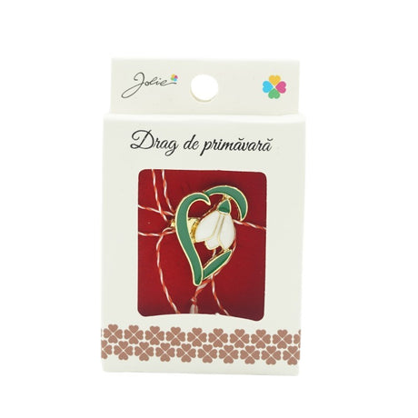 Brosa Mica in Cutie Ghiocel Delicat - vivimall.ro