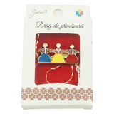 Brosa Mica in Cutie Hora Tricolora - vivimall.ro