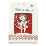 Brosa Mica in Cutie Jolie model Primavara Incepe cu Tine - vivimall.ro