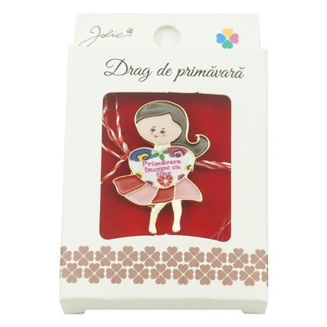 Brosa Mica in Cutie Jolie model Primavara Incepe cu Tine - vivimall.ro