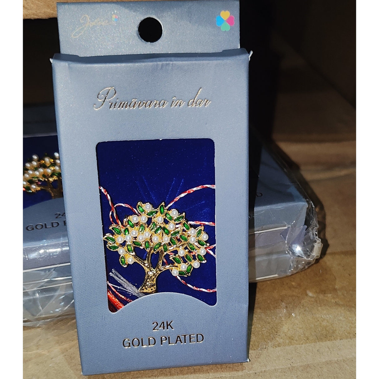 Brosa Placata cu Aur 24K - vivimall.ro