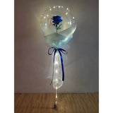 Trandafir Albastru In Balon Cu Lumini Led | BlueRose - vivimall.ro