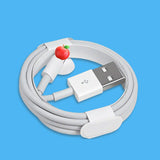 Cablu de Date pentru Telefon, Flippy, port USB-A Compatibil cu iPhone cu porturi de tip Lightning, pentru Incarcare Rapida, Lungime 1M, Alb - vivimall.ro