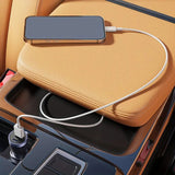 Cablu de Date pentru Telefon, Flippy, port USB-A Compatibil cu iPhone cu porturi de tip Lightning, pentru Incarcare Rapida, Lungime 2M, Alb - vivimall.ro