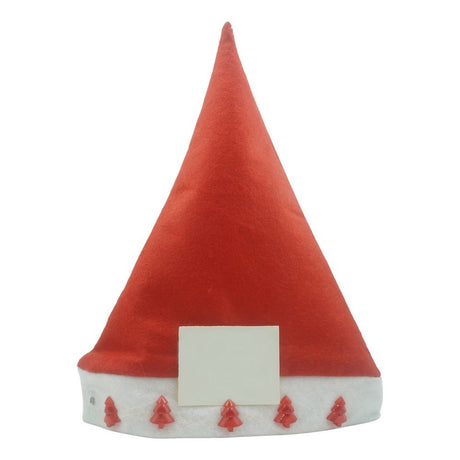 Caciulita de Mos Craciun,Flippy, cu braduti si led, rosie, marime universala, poliester - vivimall.ro