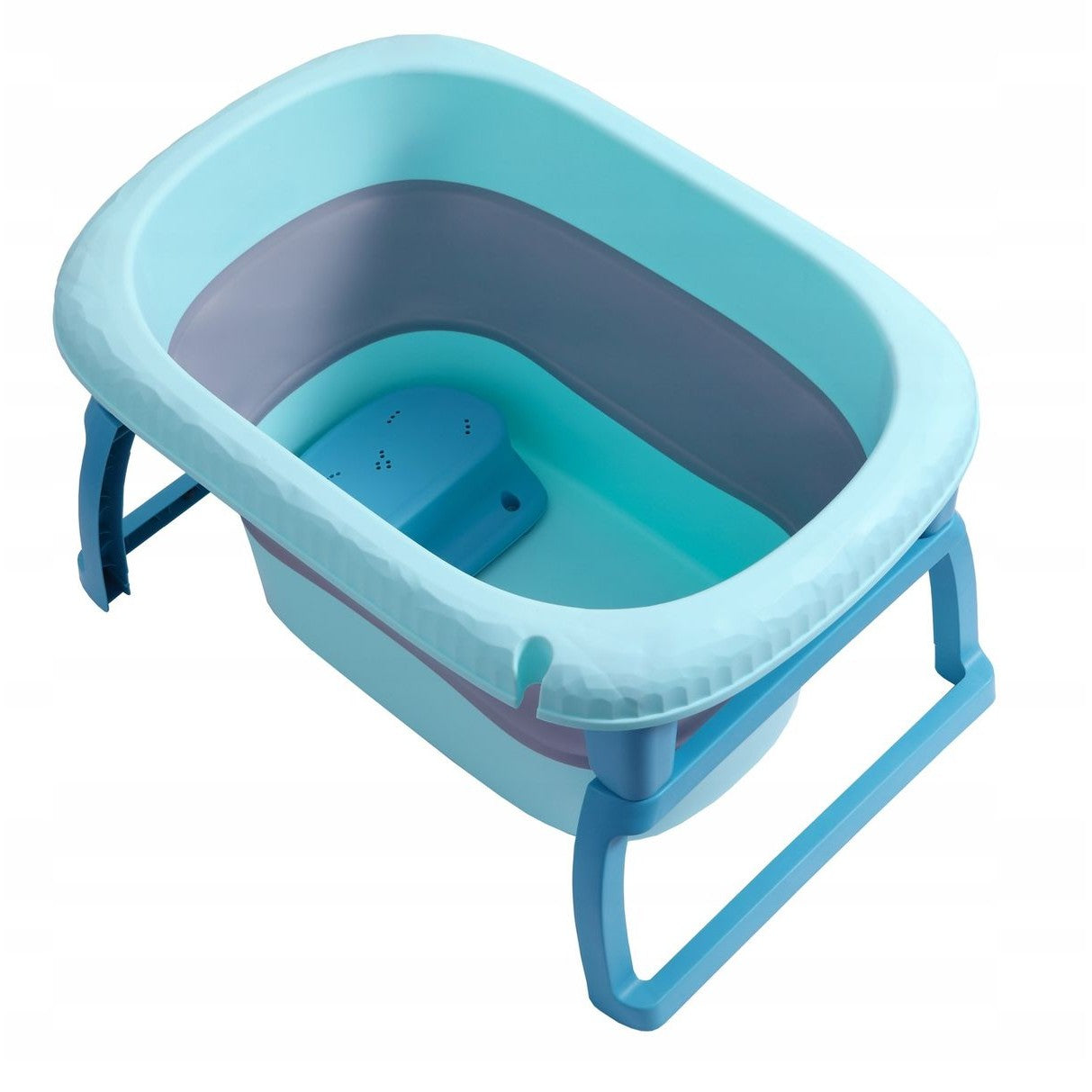 Cada Pliabila Pentru Baie, Din Pp+Tpe, Pentru Copii 0-6 Ani, Cu Picioare, Suport De Sezut, Scurgere Etans, 80 X 52 X 42 Cm - vivimall.ro