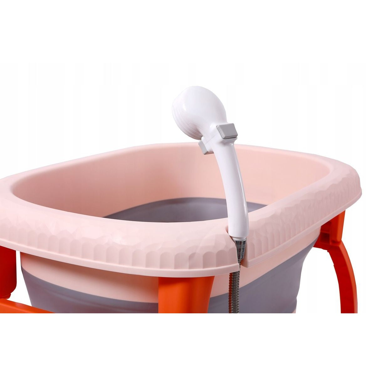 Cada Pliabila Pentru Baie, Din Pp+Tpe, Pentru Copii 0-6 Ani, Cu Picioare, Suport De Sezut, Scurgere Etans, 80 X 52 X 42 Cm - vivimall.ro