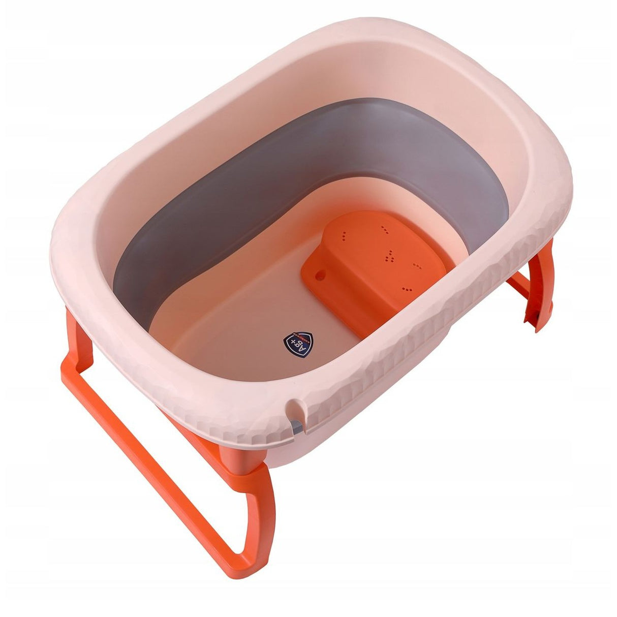 Cada Pliabila Pentru Baie, Din Pp+Tpe, Pentru Copii 0-6 Ani, Cu Picioare, Suport De Sezut, Scurgere Etans, 80 X 52 X 42 Cm - vivimall.ro
