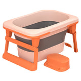 Cada Pliabila Pentru Baie, Din Pp+Tpe, Pentru Copii 0-6 Ani, Cu Picioare, Suport De Sezut, Scurgere Etans, 80 X 52 X 42 Cm - vivimall.ro