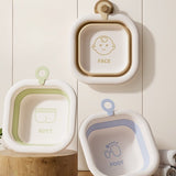 Cada Pliabila pentru Baie pentru Copii, Vivimall, Cadita pentru Bebelusi, Model Patrat pentru Fata, Maro, 30x30x3.5 cm, 3.5 L - vivimall.ro