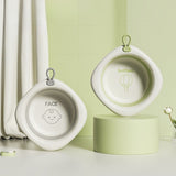 Cada Pliabila pentru Baie pentru Copii, Vivimall, Cadita pentru Bebelusi, Model Romb cu Balon, Verde, 31.5x31.5x3.5 cm, 3L - vivimall.ro