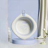 Cada Pliabila pentru Baie pentru Copii, Vivimall, Cadita pentru Bebelusi, Model Romb pentru Picioare, Mov, 31.5x31.5x3.5 cm, 3L - vivimall.ro