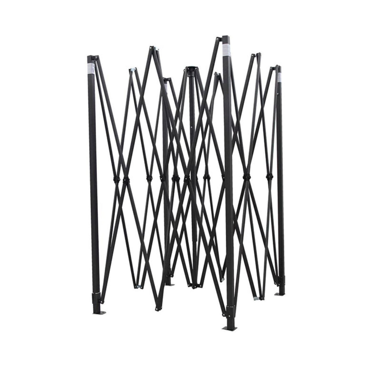 Cadru Metalic, Flippy, Suport pentru Cort Tip Pavilion, Pliabil, Metalic, 12 kg, 3 x 3 m, Negru - vivimall.ro