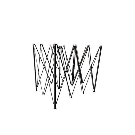 Cadru Metalic pentru Cort Pavilion, Flippy, Pliabil de tip Pavilion, Fara Prelata/Unelte, Deschidere Tip Armonica, 4.3 x 2.9 x 2.7 m, Negru - vivimall.ro