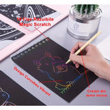 Caiet creativ razuibil cu creion | ArtReveal 9 - vivimall.ro