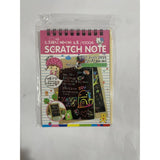 Caiet Cu Fise Razuibile Diy Magic Scratch, 12 File, Curcubeu, Creion Din Lemn, Cartonase Negre, 14.5 X 10 Cm - vivimall.ro