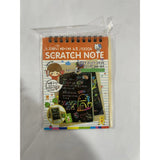 Caiet Cu Fise Razuibile Diy Magic Scratch, 12 File, Curcubeu, Creion Din Lemn, Cartonase Negre, 14.5 X 10 Cm - vivimall.ro